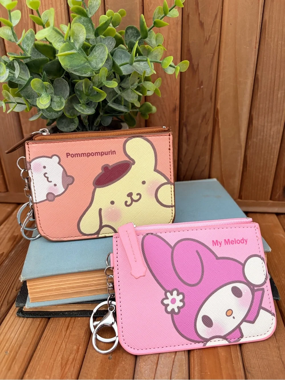Sanrio My Melody & Pompompurin Card Wallets, Cute Kawaii, Choice of (1) One
